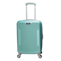 MALA DE BORDO EM ABS PEQUENA 30KG RÍGIDA E RODINHAS GIRO 360º VERDE YINS - 1