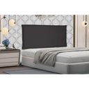 Ver imagem 4 de Cabeceira Painel Solteiro 0,90m Veneza Suede Preto