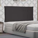 Ver imagem 5 de Cabeceira Painel Solteiro 0,90m Veneza Suede Preto