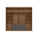 Ver imagem 4 de Guarda Roupa 8 Portas 6 Gavs Master S. Andirá Grafite