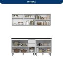 Ver imagem 5 de Cozinha Modulada 4 Peças com Aéreo de Vidro Reflecta Evidence