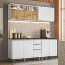 Ver imagem 1 de Cozinha Modulada 4 Peças com Aéreo de Vidro Reflecta Evidence