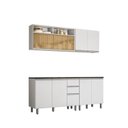 Ver imagem 2 de Cozinha Modulada 4 Peças com Aéreo de Vidro Reflecta Evidence