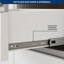 Ver imagem 7 de Cozinha Modulada 4 Peças com Aéreo de Vidro Reflecta Evidence