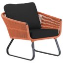 Ver imagem 2 de 2 Poltronas Milão em Alumínio e Mesa com Tampo de Madeira para Área, Piscina, Jardim e Decoração Tra