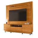 Ver imagem 1 de Home Theater Rack Nilo para Tv 75" com Rodízios - Cinamomo Madetec