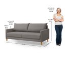 Ver imagem 3 de Sofá Fixo 2 Lugares para Sala Living 140cm Capadocia