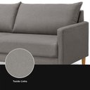 Ver imagem 7 de Sofá Fixo 2 Lugares para Sala Living 140cm Capadocia
