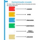 Ver imagem 2 de Tábua Polipropileno Corte Especifico de Alimentos 50x35cm Beje