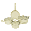 Ver imagem 1 de Conjunto de Panelas A5 Parma com Indução Cerâmica Cinco 5 Peças A5