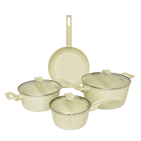 Conjunto de Panelas A5 Parma com Indução Cerâmica Cinco 5 Peças A5