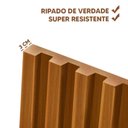 Ver imagem 3 de Painel Ripado 40x250cm Modular Linea Brasil Nature Fosco