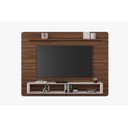 Ver imagem 4 de Painel Arcos Ideal para Tv até 65'' com Puxadores em Couro:avelã / Off