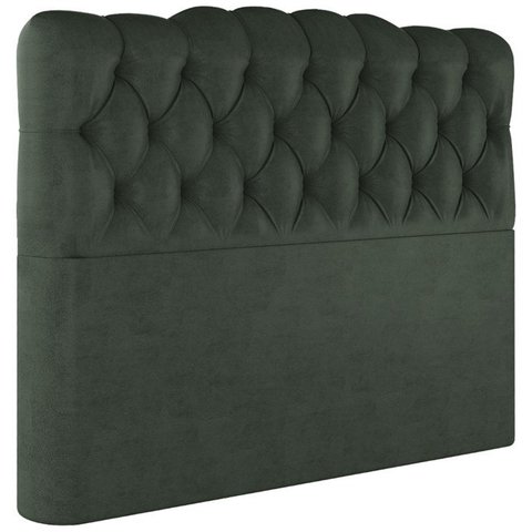 Cabeceira Queen 158 cm Milan Veludo Verde Soon