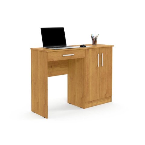 Mesa / Escrivaninha Sp para Estudo ou Trabalho Cor Cinamomo
