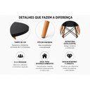 Ver imagem 5 de Conjunto Mesa 90cm e 4 Cadeiras Polipropileno Eiffel: Design para Cozinha e Jantar