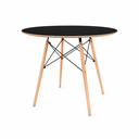 Ver imagem 3 de Conjunto Mesa 110cm e 4 Cadeiras Eiffel para Cozinha e Sala de Jantar