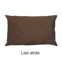 Ver imagem 5 de Capa para Almofada Drapeada em Veludo Retangular 60x40 Marrom Camurça