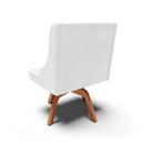 Ver imagem 6 de Kit 10 Cadeiras de Jantar Liz Corano Branco Base Giratória de Madeira MM35 - D’Rossi