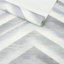 Ver imagem 2 de Papel de Parede para Sala Chevron Cinza + Cola para Aplicação - Trinity - 190419s