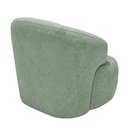 Ver imagem 4 de Poltrona Giratória Chandor Bouclé Verde Claro - Nexta Casa