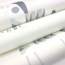 Ver imagem 4 de Papel de Parede para Quarto Infantil Cavalinho Cinza com Cola Inclusa