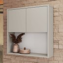Ver imagem 5 de Armário de Banheiro Aéreo 60cm com 2 Portas Budapest Art In Móveis