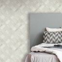 Ver imagem 1 de Papel de Parede para Quarto Xadrez Cinza Vinilico Lavável+ Cola para Aplicação