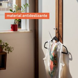 Kit de 24 Cabides de Veludo Preto - Oikos - 4