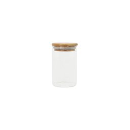 Pote de Vidro de Mantimentos 250Ml com Tampa de Bambu Oikos - 1