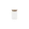 Pote de Vidro de Mantimentos 250Ml com Tampa de Bambu Oikos - 1