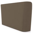 Ver imagem 6 de Cabeceira Cama Box Casal 140cm Nilo P05 Veludo Marrom - Lyam Decor