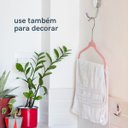 Ver imagem 3 de Kit de Cabide Infantil de Veludo Rosa OIKOS - 30 Unidades