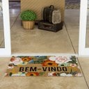 Ver imagem 2 de Capacho Fibra de Coco 45cmx75cm Colorful Bella Casa