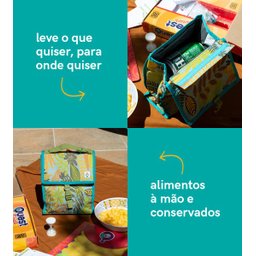 BOLSA TÉRMICA CONGELÁVEL LANCHEIRA TROPICAL - OIKOS - 5