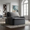 Ver imagem 3 de Poltrona Cama Reclinável Estofada para Sala e Quarto