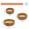 Kit 3 Bowls Canelado De Bambu - Oikos - 2
