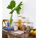 Ver imagem 4 de Pote de Vidro de Mantimentos 500Ml com Tampa de Bambu Oikos