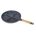 Ver imagem 1 de Frigideira Frita 04 Ovos Coração Antiaderente Cabo 23cm