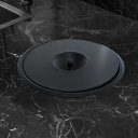 Ver imagem 3 de Lixeira de Embutir 5l Inox Preto Fosco Cozinha Cesto Black