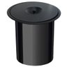 Lixeira de Embutir 5l Inox Preto Fosco Cozinha Cesto Black - 1