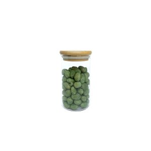 Pote de Vidro de Mantimentos 300Ml com Tampa de Bambu Oikos