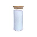 Ver imagem 1 de Pote de Vidro de Mantimentos 800Ml com Tampa de Bambu Oikos