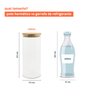 Pote de Vidro de Mantimentos 1650Ml com Tampa de Bambu Oikos - 5