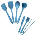 Ver imagem 1 de KIT DE UTENSÍLIOS DE SILICONE AZUL OIKOS – 7 PEÇAS