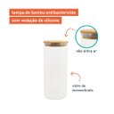 Ver imagem 3 de Potes de Vidro para Mantimentos com Tampa Bambu Oikos - 7 Pçs