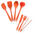Ver imagem 1 de KIT DE UTENSÍLIOS DE SILICONE LARANJA OIKOS – 7 PEÇAS