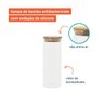 Kit 6 Potes de Vidro para Mantimentos 450Ml com Tampa Bambu - 3