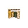 Potes de Vidro para Mantimentos com Tampa Bambu Oikos - 4 Pçs - 1