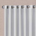 Ver imagem 3 de Cortina Corta Luz Linha Nobre Poliéster Off White Casa Show Enxovais